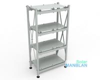 Стеллаж для 4 аккумуляторов по 250Ач 4 полки 600*300 Bayliss™