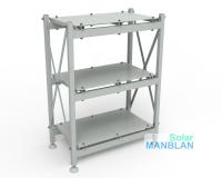 Стеллаж для 3 аккумуляторов по 250Ач 3 полки 600*300 Bayliss™