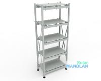 Стеллаж для 5 аккумуляторов по 250Ач 5 полок 600*300 Bayliss™