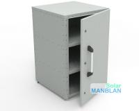 Bayliss® АКБ-Шкаф 66*3 (BaseBox 66x3 Шкаф аккумуляторный напольный для аккумуляторов оцинкованная сталь 600х600х900mm, высота полки 300мм, габарит полки-600x600мм