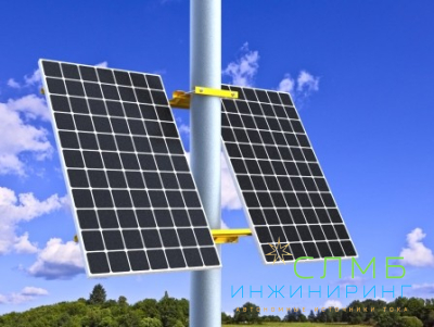 Солнечная электростанция SS 400/100-12 Carbon*Uвых~220V 500W, утепл сб2x200  Uвых-12В DC,  солн. батарея-400W , АКБ -100Aч*1шт