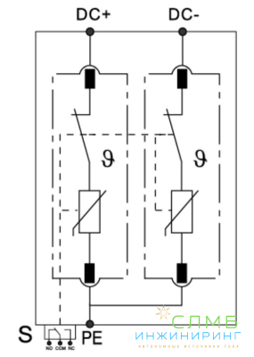 SUP2H-PV DC 500V 2P Type2