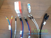 Кабельные перемычки сечением 1,5–180 мм² из кабеля ПУГв с обжатыми наконечниками ТМЛ и НКИ. Фото.