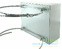 Bayliss® АКБ-Пост-04-2 (SideBOX 42 eco ip 54) 300×220×400 мм c дверцей, монтажной лентой для установки на опору