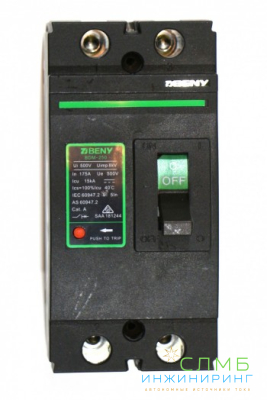 Автоматический выключатель постоянного тока ZJBeny BDM-250 2P 500V 175A